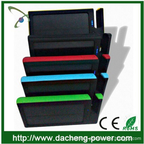2016 Newly design high capacity 12000mAH mobile solar charger for mobile phone
